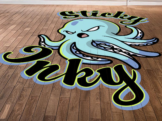 custom floor sticker