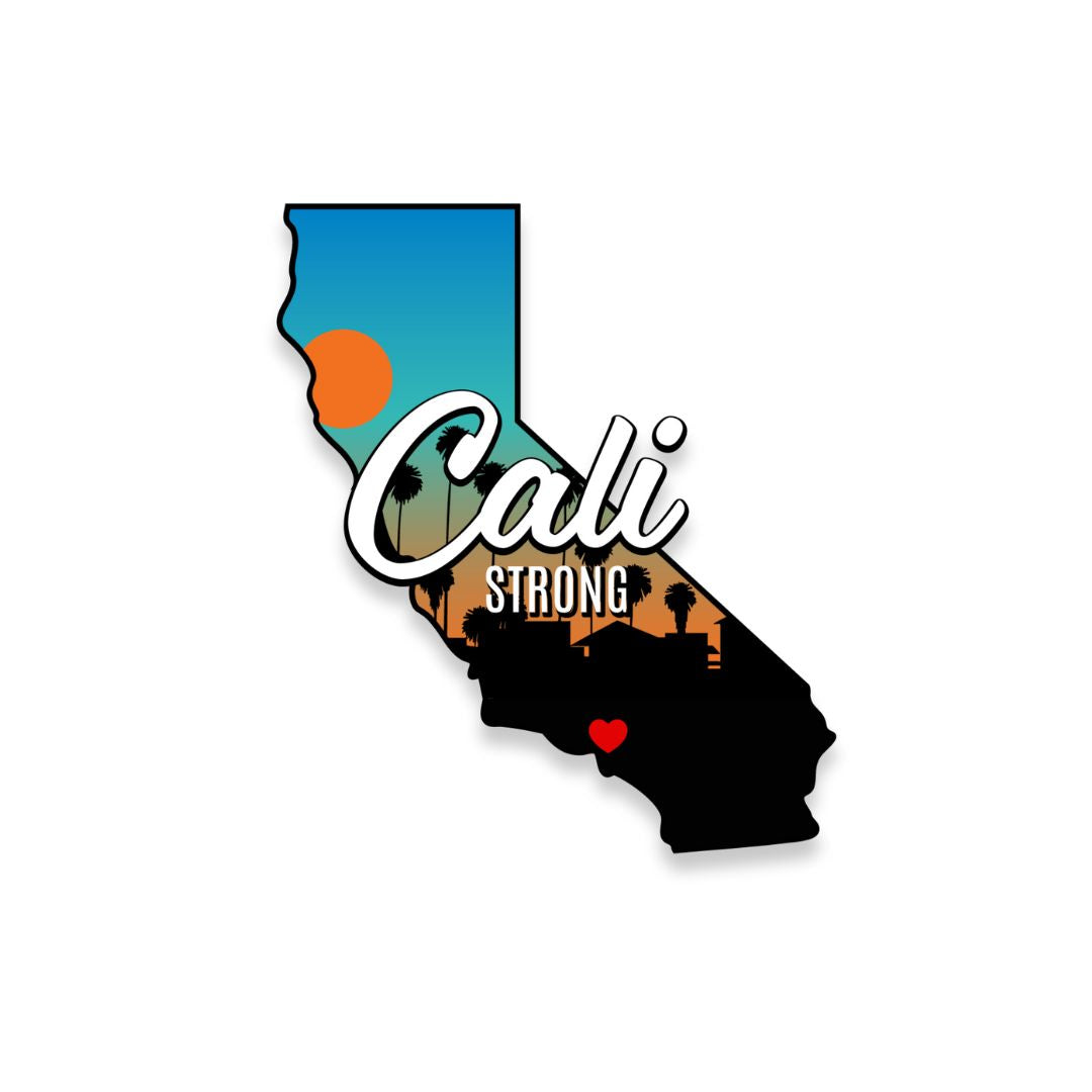 Cali Strong Fundraiser Sticker