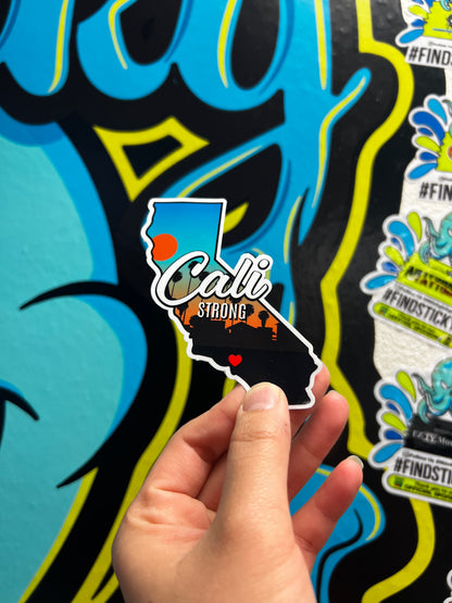 Cali Strong Fundraiser Sticker